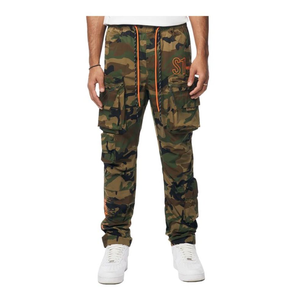 Smoke Rise Cargo Pants Utility Nylon Mens Camouflage WP24182